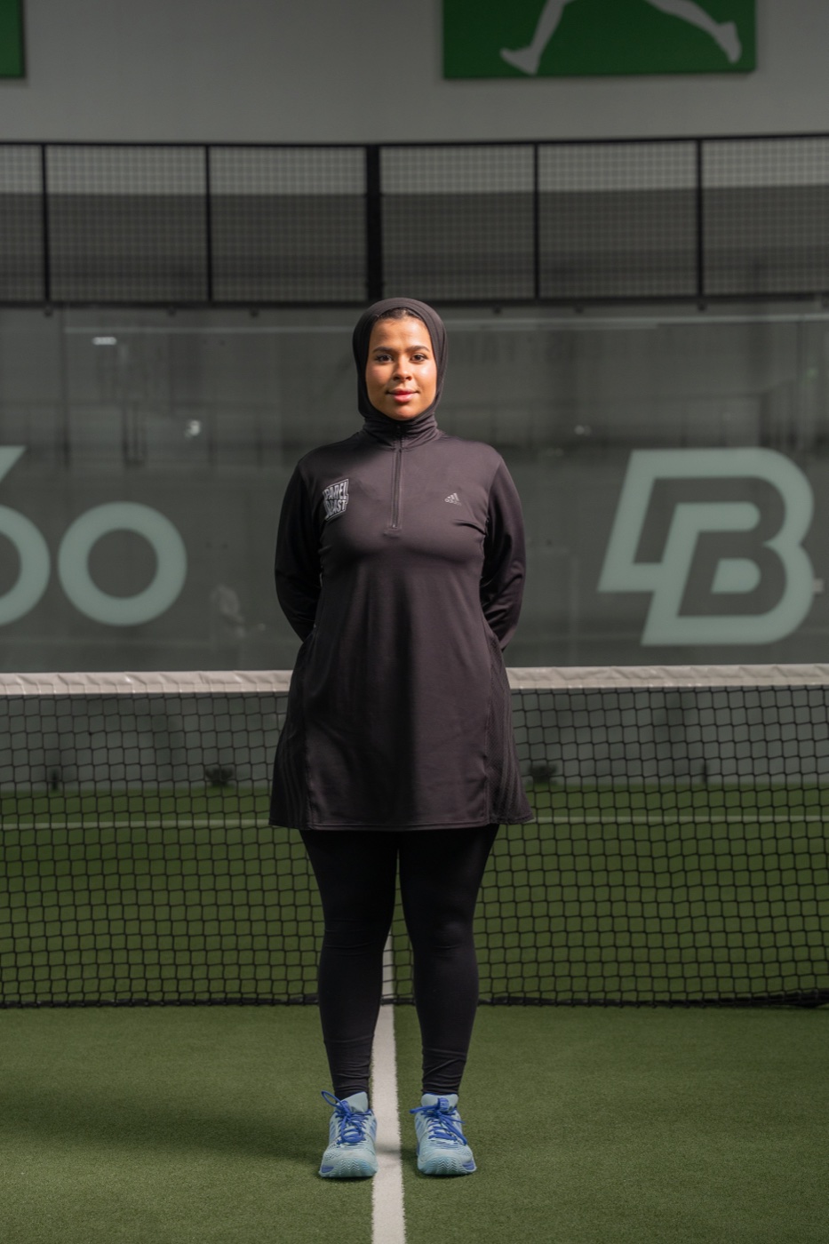 Shamma, UAE National Padel Team player sponsored by Padel Beast