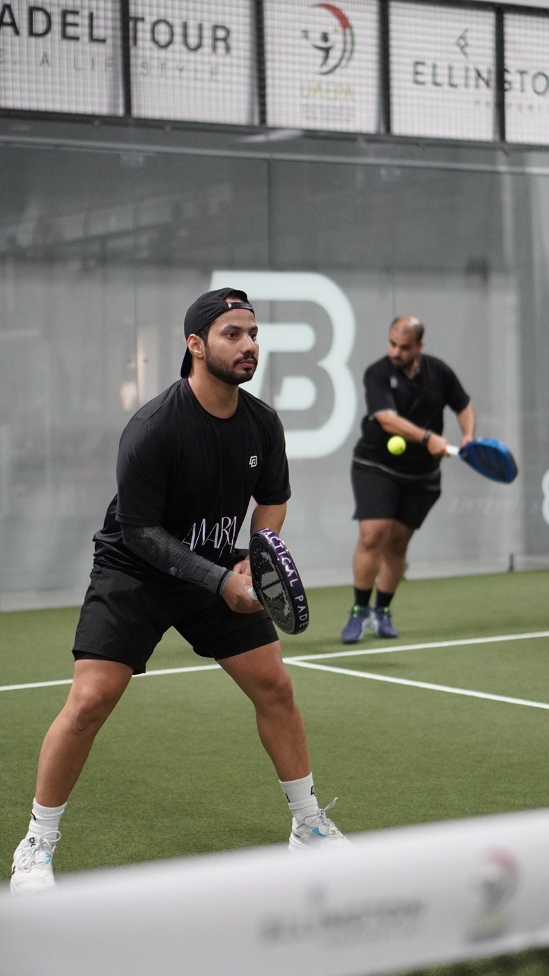 Padel Beast players in action, Abu Dhabi