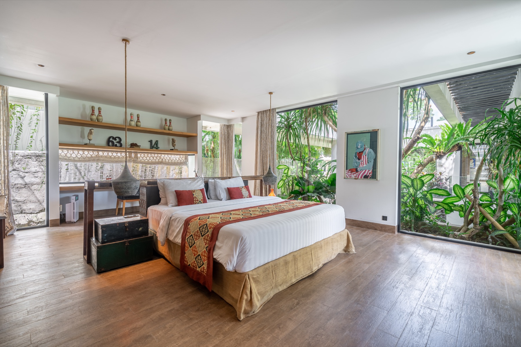 Premium private bedroom at V House Bali