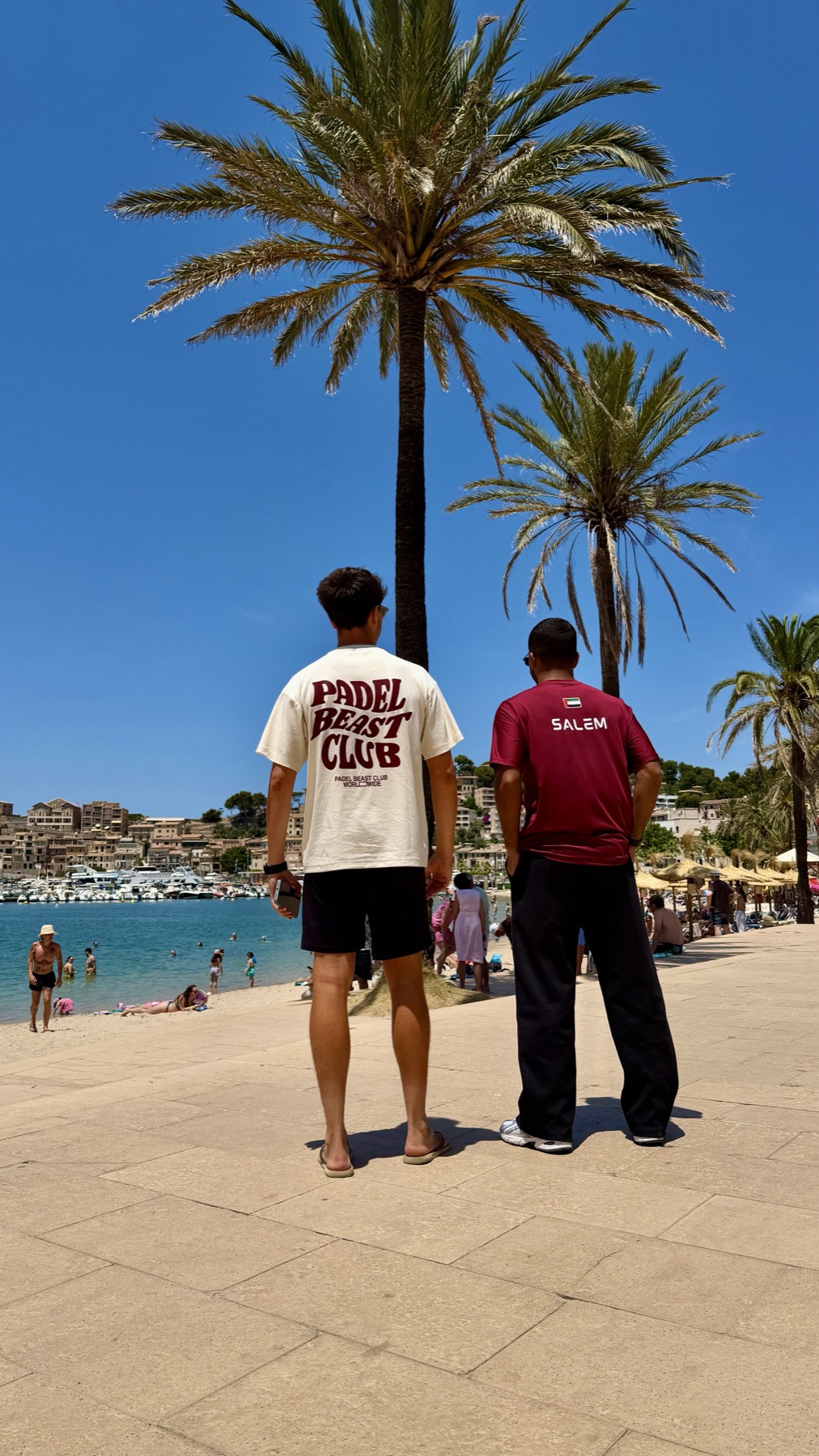 Padel Beast group at Port de Sóller, Mallorca