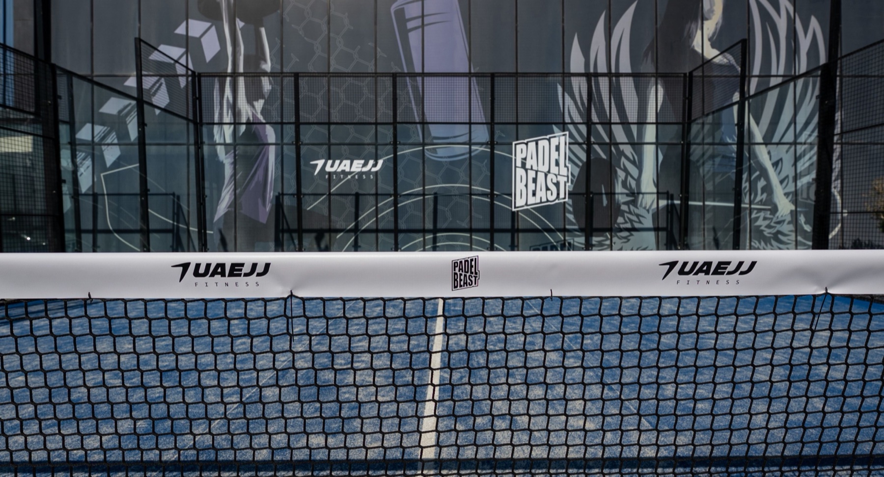 UAEJJ Fitness MBZ outdoor padel court